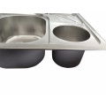 Best selling double bowl sink for kitchen with Waste Bin
Best selling double bowl sink for kitchen with Waste Bin